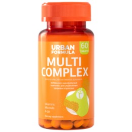 Urban Formula Urban Formula Multi Complex / Биологически активная добавка к пище «Витаминно-минеральный комплекс от А до Zn»