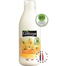 COTTAGE COTTAGE Молочко для тела ВАНИЛЬ/ Body Moisturizer – Vanilla Milk - Dry Skin, 200 мл