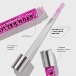 Influence Beauty Influence Beauty Глиттер на гелевой основе GLITTER DOSE/Glitter in gel base тон/shade 04