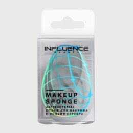 Influence Beauty Influence Beauty Спонж для макияжа с ионами серебра/ Antibacterial Makeup Sponge