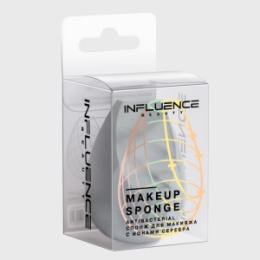 Influence Beauty Influence Beauty Спонж для макияжа с ионами серебра/ Antibacterial Makeup Sponge