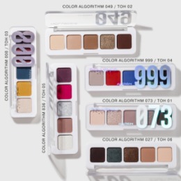 Influence Beauty Influence Beauty Палетка теней мини Color algorithm/Eyeshadow mini-palette тон/shade 01