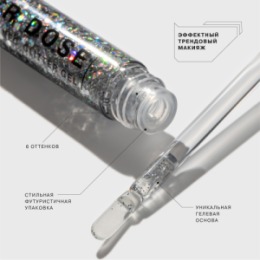 Influence Beauty Influence Beauty Глиттер на гелевой основе GLITTER DOSE/Glitter in gel base тон/shade 02