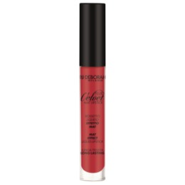 Deborah Milano DEBORAH Помада для губ матовая жидкая FLUID VELVET MAT LIPSTICK тон 06 культовый красный 4.5 г.