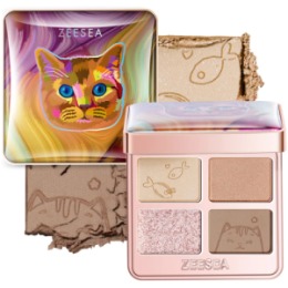 ZeeSea ZEESEA Тени для век Tipsy Kitty Eyeshadow Quad тон 01 , 3.5 г
