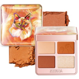 ZeeSea ZEESEA Тени для век Tipsy Kitty Eyeshadow Quad тон 05, 3.5 г