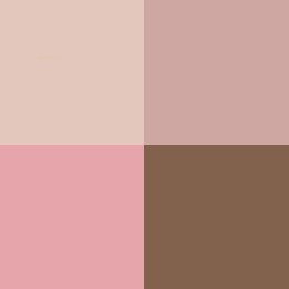 ZeeSea ZEESEA Тени для век Tipsy Kitty Eyeshadow Quad тон 02 , 3.5 г