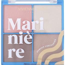 Vivienne Sabo Vivienne Sabo Пудровая палетка для скульптурирования лица/ Powder face contouring palette/ Palette de poudre contouring pour le visage Mariniere 01