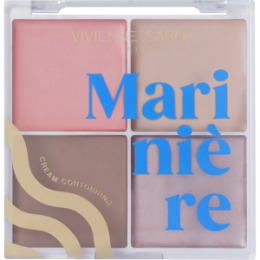 Vivienne Sabo Vivienne Sabo Кремовая палетка для скульптурирования лица/ Cream face contouring palette/ Palette de creme contouring pour le visage Mariniere 01