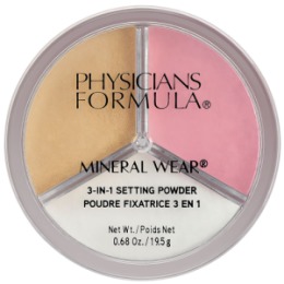 PHYSICIANS FORMULA PHYSICIANS FORMULA Пудра рассыпчатая 3 в 1 Mineral Wear 3-in-1 Setting Powder, 19.5 г
