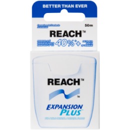 Reach REACH Зубная нить пропитанная воском 50м