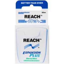Reach REACH Зубная нить пропитанная воском с мятным вкусом 50м
