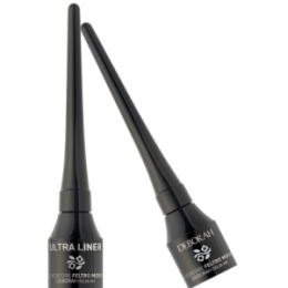 Deborah Milano DEBORAH Подводка для век жидкая ULTRALINER EYELINER, тон: черный, 2,5г