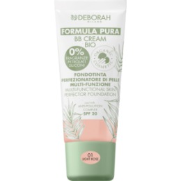 Deborah Milano DEBORAH Тональный ВВ-крем FORMULA PURA BB CREAM BIO, тон 01 Светло розовый, 30 мл