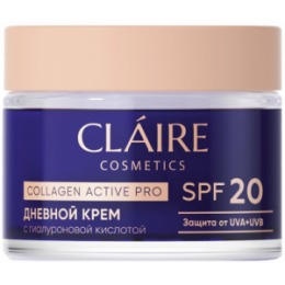 CLAIRE CLAIRE Дневной крем SPF 20 Collagen Active Pro 50мл