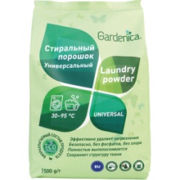 GARDENICA GARDENICA Стиральный порошок универсальный, 1500 г