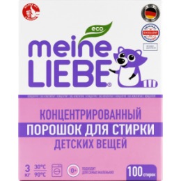 Meine Liebe MEINE LIEBE Стиральный порошок для детского белья, концентрат, 3 кг
