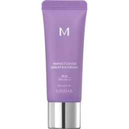 MISSHA MISSHA М Perfect Cover Serum BB Cream Тональный BB крем с антивозрастной сывороткой для сияния кожи, SPF50 /PA тон 23, 20 мл