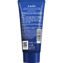 KANS KANS Men Care Освежающая пенка для умывания для контроля жирности кожи лица для мужчин Oil-control refreshing cleanser, 100 г