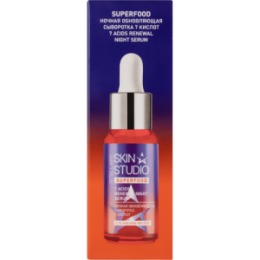 Stellary STELLARY SKIN STUDIO SUPERFOOD НОЧНАЯ ОБНОВЛЯЮЩАЯ СЫВОРОТКА 7 КИСЛОТ / 7 ACIDS RENEWAL NIGHT SERUM
