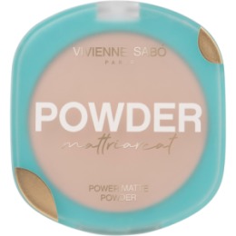 Vivienne Sabo Vivienne Sabo Пудра компактная матирующая/ Power Matt Powder/ Poudre mate puissante “Mattriarcat” тон 01