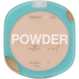 Vivienne Sabo Vivienne Sabo Пудра компактная матирующая/ Power Matt Powder/ Poudre mate puissante “Mattriarcat” тон 02