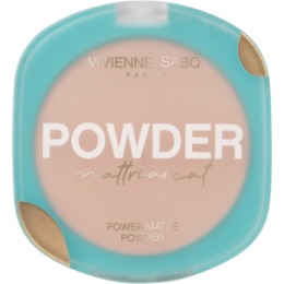 Vivienne Sabo Vivienne Sabo Пудра компактная матирующая/ Power Matt Powder/ Poudre mate puissante “Mattriarcat” тон 03
