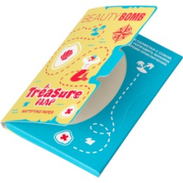 Beauty Bomb Beauty Bomb Матирующие салфетки для лица / Mattifying Face Paper «Treasure Map»