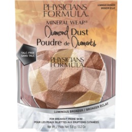 PHYSICIANS FORMULA PHYSICIANS FORMULA Пудра бронзер с сиянием MINERAL WEAR DIAMOND DUST BRONZER тон сияющий загар, 5,8 гр