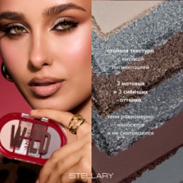 Stellary Stellary Палетка теней для век / Eyeshadow palette Wild Angel тон 01