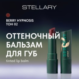 Stellary Stellary Оттеночный бальзам для губ / Tinted lip balm Serpent collection тон 02