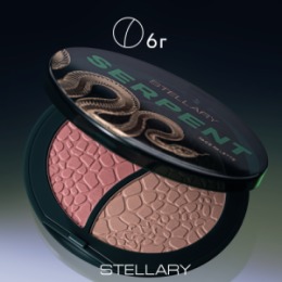 Stellary Stellary Палетка для лица / Blush & Sculpt duo face palette Serpent collection тон 01