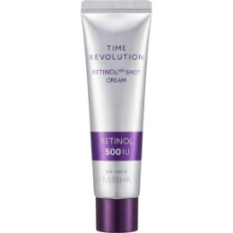 MISSHA MISSHA Антивозрастной крем для лифтинга и сияния лица с ретинолом MISSHA Time Revolution Retinol 500 Shot Cream, 60 мл