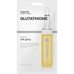 MISSHA MISSHA Маска с глутатионом для выравнивания тона кожи MISSHA Mascure Whitening Solution sheet mask Glutathione, 28 мл
