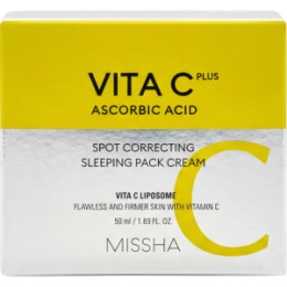 MISSHA MISSHA Ночная крем-маска для лица с витамином C MISSHA Vita C Plus Spot Correcting Sleeping Pack Cream, 50 мл