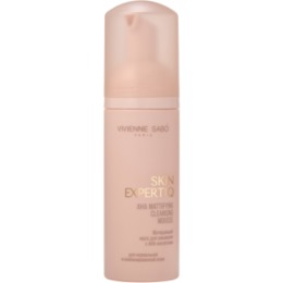 Vivienne Sabo Vivienne Sabo Skin Expertiq Матирующий мусс для умывания с АНА-кислотами / AHA Mattifying Cleansing Mousse / Mousse Nettoyante Matifiante aux AHA