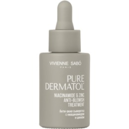 Vivienne Sabo Vivienne Sabo Pure Dermatol' Анти-акне сыворотка с ниацинамидом и цинком / Niacinamide & Zinc Anti-blemish Treatment / Serum Anti-acne a la Niacinamide et au Zinc