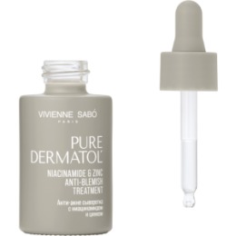 Vivienne Sabo Vivienne Sabo Pure Dermatol' Анти-акне сыворотка с ниацинамидом и цинком / Niacinamide & Zinc Anti-blemish Treatment / Serum Anti-acne a la Niacinamide et au Zinc