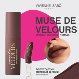 Vivienne Sabo Vivienne Sabo Муссовая помада для губ/Mousse lipstick/Rouge a levres mousse “ Muse de velours ” тон 06