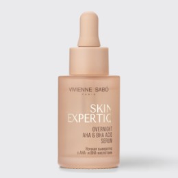 Vivienne Sabo Vivienne Sabo Skin Expertiq Ночная сыворотка с АНА- и ВНА-кислотами / Overnight AHA & BHA Acid Serum / Serum de Nuit aux Acides AHA & BHA