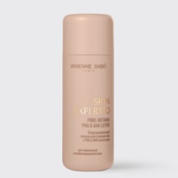 Vivienne Sabo Vivienne Sabo Skin Expertiq Отшелушивающий лосьон для сужения пор с РНА и АНА кислотами / Pore-refining РНА & AHA Lotion / Lotion Exfoliante pour resserrer les pores aux acides PHA et AHA