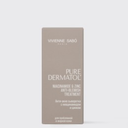 Vivienne Sabo Vivienne Sabo Pure Dermatol' Анти-акне сыворотка с ниацинамидом и цинком / Niacinamide & Zinc Anti-blemish Treatment / Serum Anti-acne a la Niacinamide et au Zinc