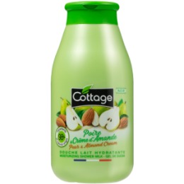 COTTAGE COTTAGE Молочко для душа увлажняющее ГРУША & МИНДАЛЬНОЕ МОЛОЧКО / Moisturizing Shower Milk PEAR & ALMOND CREAM 250 мл