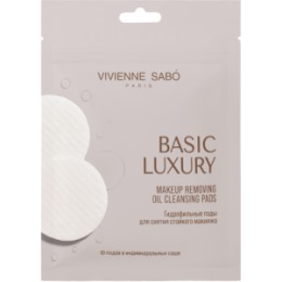Vivienne Sabo Vivienne Sabo Basic Luxury Гидрофильные пэды для снятия стойкого макияжа / Makeup removing oil cleansing pads / Tampons hydrophiles pour le demaquillage