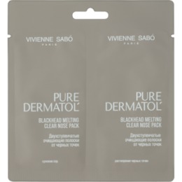 Vivienne Sabo Vivienne Sabo Pure Dermatol' Очищающие полоски от черных точек / Blackhead melting clear nose pack / Bandes nettoyantes pour points noirs, 2 шт