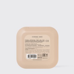 Vivienne Sabo Vivienne Sabo Матовая компактная пудра для лица с укрывистым покрытием / Matte compact face powder with opaque coverage / Poudre compacte mate pour le visage avec couvrance opaque тон 03