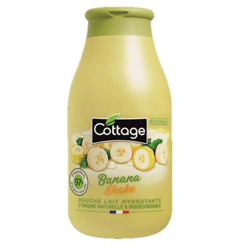COTTAGE Cottage Молочко для душа увлажняющее БАНАН / Moisturizing Shower Milk - Banana Shake 250 мл