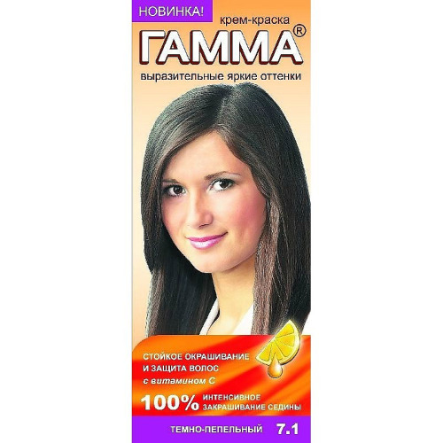 Краска гамма для волос в интернет магазине